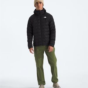 The North Face Black Quilted Puffer Jacket with Hood